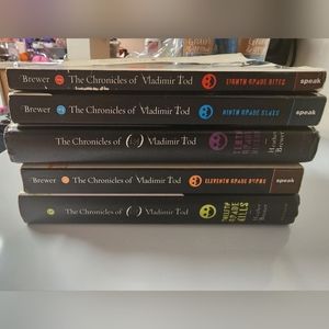 The Chronicles of Vladimir Tod by Heather Brewer 5 book complete set